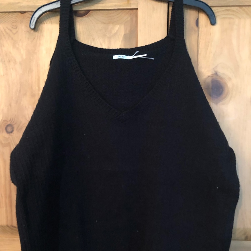 Urban Outfitters Black Off-the-shoulder Sweater